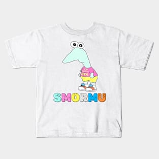 Funny And Cute Smiling Friends Smormu Kids T-Shirt